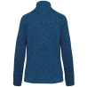 Veste zippée chinée femme Bleu chiné Kariban – Polaire 345 g/m² – vue 2