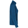 Veste zippée chinée femme Bleu chiné Kariban – Polaire 345 g/m² – vue 3