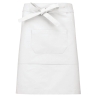 Tablier polycoton mi-long blanc Kariban – taille unique