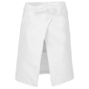 Tablier polycoton mi-long blanc Kariban – taille unique – vue 2