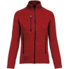 Veste Zippée Chinée Femme Rouge Kariban – Polaire 345 g/m²