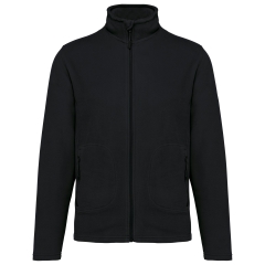 Veste micropolaire écoresponsable unisexe Kariban – Noir