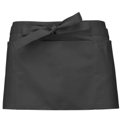 Tablier polycoton court Kariban – Gris anthracite professionnel