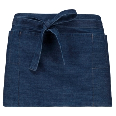 Tablier polycoton court Denim Kariban – Bleu