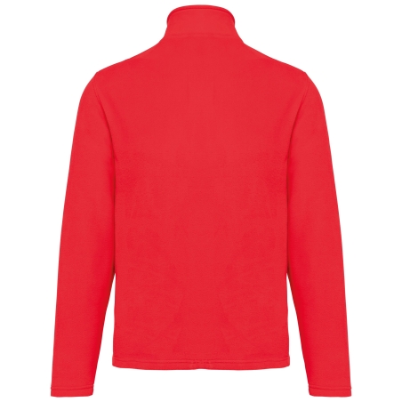 Veste Micropolaire Écoresponsable Unisexe Rouge – Kariban – vue 2