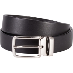 Ceinture classique cuir 30 mm Noire K-up – Personnalisable