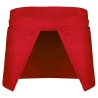 Tablier Polycoton Court Rouge – Kariban Hospitality – vue 2