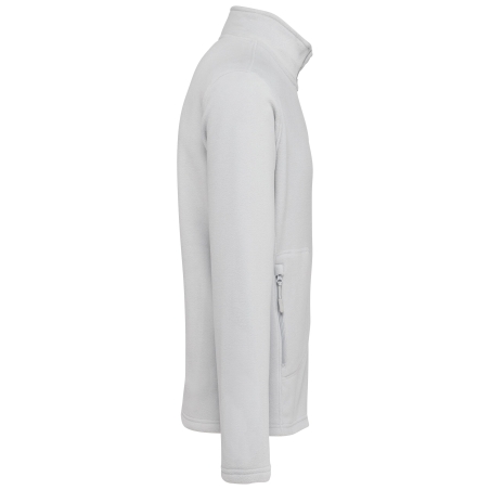 Veste micropolaire écoresponsable unisexe Gris – Kariban – vue 3