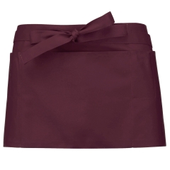 Tablier polycoton court Bordeaux Kariban – 5 poches