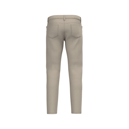 Pantalon 5 poches homme Beige effet délavé Kariban – vue 2
