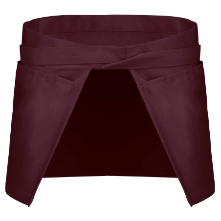 Tablier polycoton court Bordeaux Kariban – 5 poches – vue 2