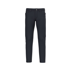 Pantalon 5 poches homme marine effet délavé Kariban