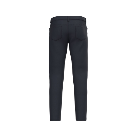 Pantalon 5 poches homme marine effet délavé Kariban – vue 2