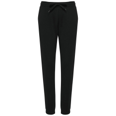 Pantalon jogging écoresponsable femme Kariban – Noir