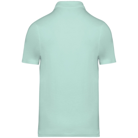 Polo Jersey Écoresponsable Homme Vert Brook Green – Native Spirit – vue 2