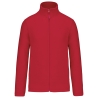 Veste micropolaire zippée Kariban unisexe – Rouge