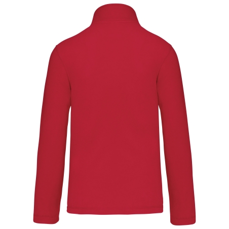 Veste micropolaire zippée Kariban unisexe – Rouge – vue 2