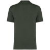 Polo écoresponsable délavé homme Vert Washed Khaki – Native Spirit – vue 2