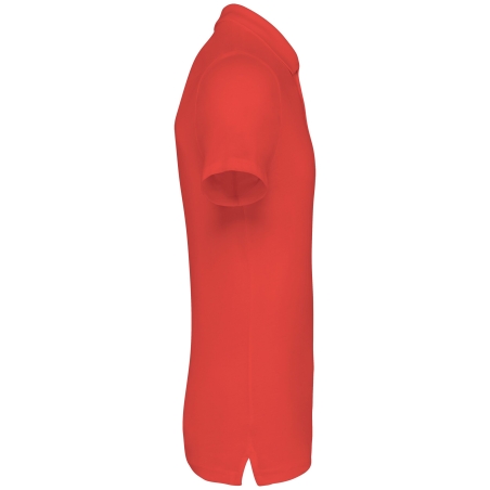 Polo jersey écoresponsable homme Rouge Paprika – Native Spirit – vue 3