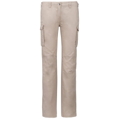 Pantalon léger multipoches femme Kariban – Beige
