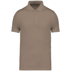 Polo Jersey Écoresponsable Homme Beige – Native Spirit