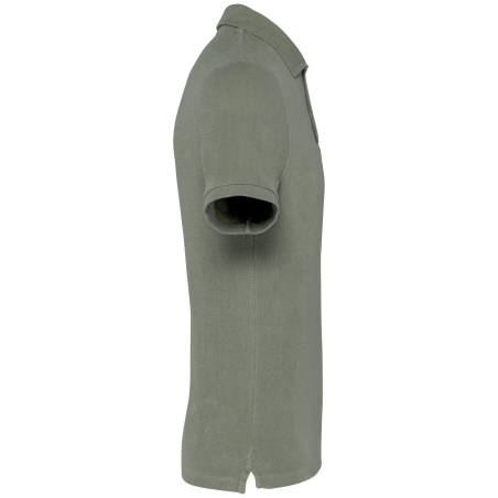 Polo éponge écoresponsable homme Native Spirit – Vert Almond Green – vue 3
