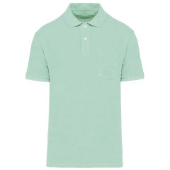 Polo écoresponsable éponge homme Vert Brook Green – Native Spirit