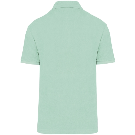 Polo écoresponsable éponge homme Vert Brook Green – Native Spirit – vue 2