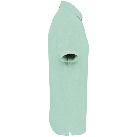 Polo écoresponsable éponge homme Vert Brook Green – Native Spirit – vue 3