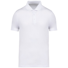 Polo Jersey Écoresponsable Homme Blanc – Native Spirit