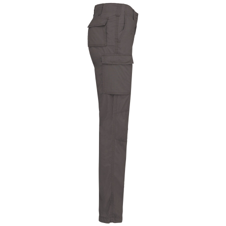 Pantalon léger multipoches femme Kariban – Gris (Light Charcoal) – vue 3