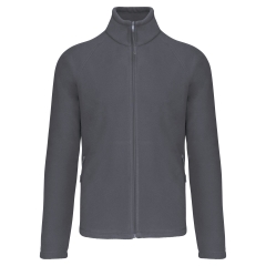 Veste micropolaire zippée Kariban homme – Gris Convoy Grey