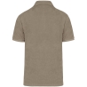 Polo écoresponsable éponge homme Marron – Native Spirit – vue 2