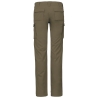 Pantalon léger multipoches femme Kariban – Vert kaki – vue 2