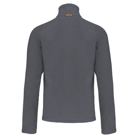 Veste micropolaire zippée Kariban homme – Gris Convoy Grey – vue 2