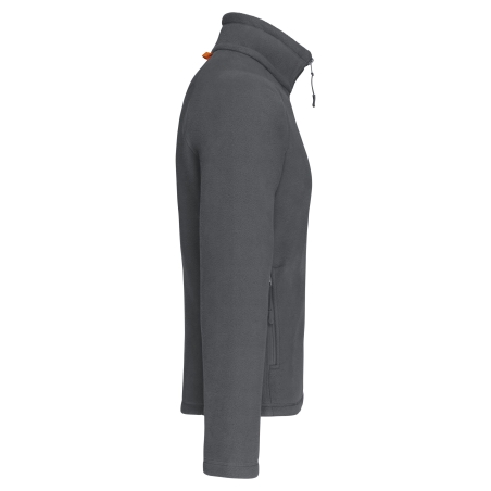 Veste micropolaire zippée Kariban homme – Gris Convoy Grey – vue 3