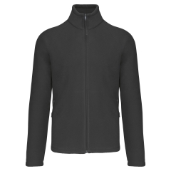 Veste micropolaire zippée Kariban homme – Gris (Dark Grey)