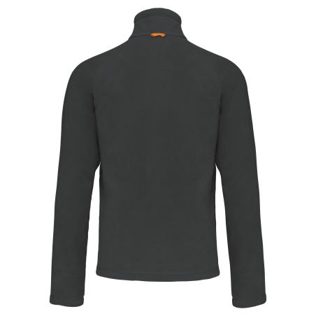Veste micropolaire zippée Kariban homme – Gris (Dark Grey) – vue 2