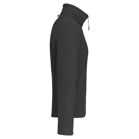 Veste micropolaire zippée Kariban homme – Gris (Dark Grey) – vue 3