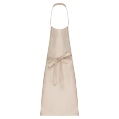 Tablier polycoton sans poche Beige – Kariban