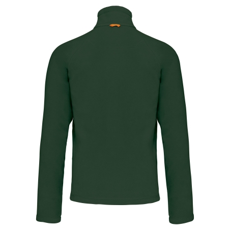 Veste micropolaire zippée Kariban homme – Vert Forest Green – vue 2
