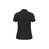 Polo écoresponsable maille piquée femme Noir – Native Spirit – vue 2
