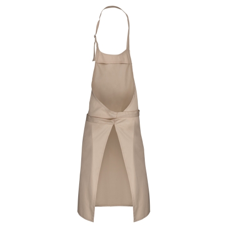 Tablier polycoton sans poche Beige – Kariban (K8000) – vue 2