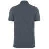 Polo écoresponsable éponge homme Gris – Native Spirit – vue 2