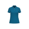 Polo écoresponsable maille piquée femme Bleu Saphir – Native Spirit