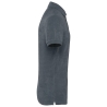Polo écoresponsable éponge homme Gris – Native Spirit – vue 3