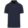 Polo écoresponsable éponge Bleu (Navy Blue) – Native Spirit