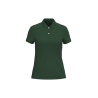 Polo écoresponsable maille piquée femme Vert Forest Green – Native Spirit
