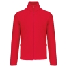 Veste micropolaire zippée Rouge homme Kariban – 350 g/m²