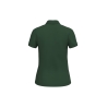 Polo écoresponsable maille piquée femme Vert Forest Green – Native Spirit – vue 2